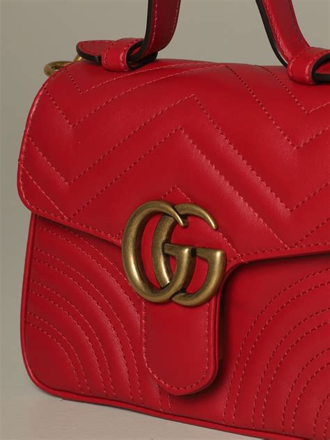 sac a main marmont gucci|gucci handbags red.